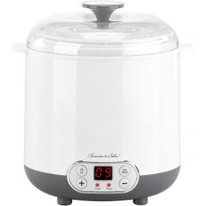 NouvelHorizonstore-Yaourti&egrave;re &eacute;lectrique avec r&eacute;cipients de 1,5 L et 1,35 L - Neuf