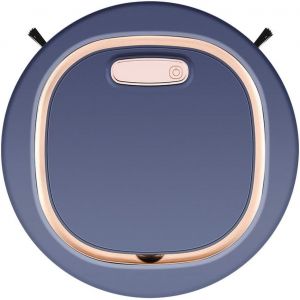 Aspirateur robot intelligent bleu 3 en 1, balayeuse intelligente, aspirateur robot ultra-fin de 2,4 pouces, adapté aux sols, aux poils d'animaux et à la poussière - Neuf