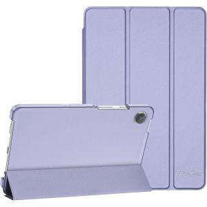 Coque Pour Galaxy Tab A9 8.7"" (Sm-X110/X115/X117) En 2023, &Eacute;tui Housse De Protection Antichute Galaxy Tablette A9 8.7 Pouces, Rabat Magn&eacute;tique Stable, Ultra L&eacute;ger Et Classique-Violet Clair - Neuf