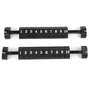 2pcs / set Baby-foot 10 Numbers Scoring Score Counter Indicator Noir - Neuf