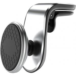 Mdy-Support Telephone Voiture Magnetique,Support Voiture Auto Universel Rotation 360° Aimant Telephone Voiture Et Un Bouton De Libération Pour Smartphones Et Gps 4.7-6.7 Pouces - Neuf