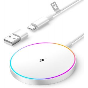 15w Chargeur Induction Iphone, Chargeur Mag-Safe Pour Apple Iphone 16/16 Pro/16 Plus/16 Pro Max/15/15 Pro/15 Plus/14/13/12/Airpods Pro, Magnétique Chargeur Sans Fil Iphone Charge Rapide - Neuf