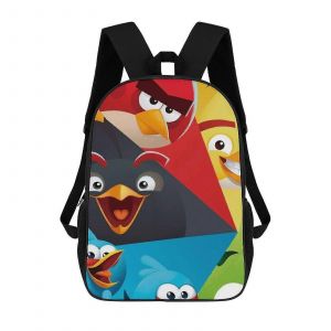 Sac a dos Angry Birds g326, grande capacite, leger, bretelles reglables, decontracte, grande capacite, vbv326 - Neuf