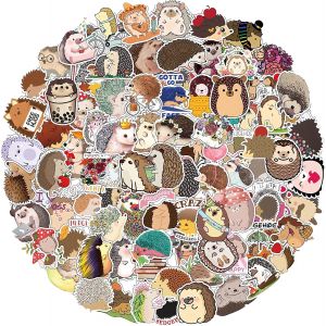 Lot De 100 Autocollants En Vinyle Imperm&eacute;able Pour D&eacute;coration De Journal,Scrapbooking,&Eacute;tui De T&eacute;l&eacute;phone,Ordinateur Portable,Enveloppes,Bouteilles D'eau - Neuf