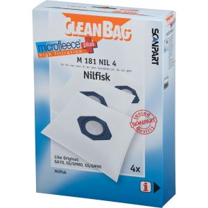 KAL-Lot De 4 Sacs D'Aspirateur M 181 Nil - Pour Ga70, Gs/Gm80, Gs/Gm90 - Neuf