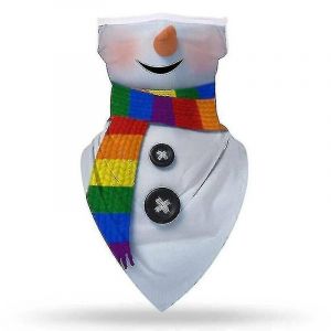 (#7) Noël Père Noël Bonhomme De Neige Cagoule Cou Bandana Tube Écharpe Masque Facial Couverture - Neuf
