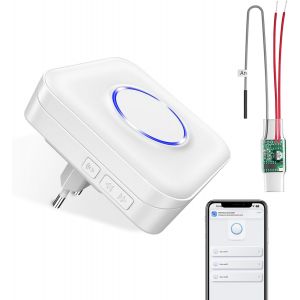 Emetteur Sonnette Radio Transfert de Signal Radio pour Sonnette c&acirc;bl&eacute;e Sonnette sans Fil de Signal Radio Kit d'extension (&eacute;metteur encastrable 3-24V AC/DC) - Neuf