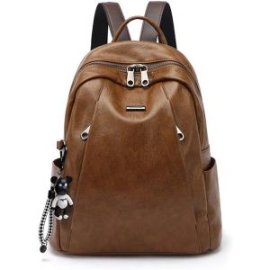 TZF-Femme Sac a Dos Sacs à Main Portés Bandouliere Feminin Ados Original PU Cuir 76669 1pc ensemble - Neuf