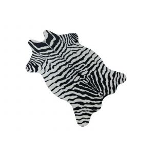 Tapis De Sol Antid&eacute;rapant &Agrave; Motif Z&egrave;bre 110 X 75 Cm, Style Cowboy, D&eacute;coration Int&eacute;rieure - Neuf