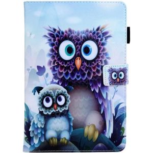 Universel ?tui Tablette de 10 Pouces Coque avec Motif Animaux Hibou Mignon Antichoc Simili Cuir PU Folio Clapet Cover Portefeuille Support 360 Housse Etui de Protection pour 9.5-10.5 Pouces - Neuf