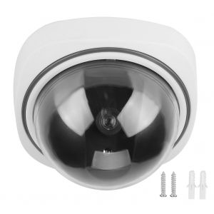 Camera de simulation dome, faux moniteur de securite factice, clignotant LED, alarme antivol - Neuf