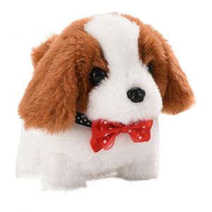 Jouets pour chiens qui grelottent, jouets pour chiots pour enfants, jouets en peluche de lapin de dessin animé, jouets interactifs, jouets d'apprentissage robot animaux pour filles Saint-Bernard - Neuf