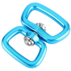 Mousqueton Pivotant A Ressort Pour Sangle En Paracorde, Boucle De Chaine, Rotatif, Exterieur, Bleu - Neuf