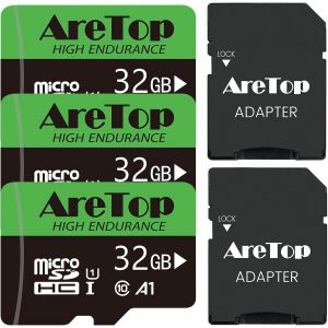 KALANKA-Carte Micro SD 32Go, Lot de 3 Carte Memoire UHS-I, TF Micro SDHC Classe 10, U1,avec Adaptateur pour Tablette/Drone/Dash Cam/Camera/Phone/Nintendo-Switch/PCLecture maximale 85 Mo/s - Neuf