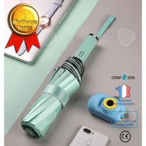 Parapluie - Confo® - Automatique - 10 Os - Pliable - Vinyle Crème - Neuf