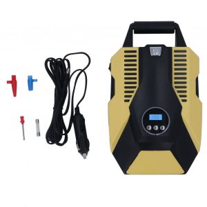 XYONG Gonfleur de pneus numerique, portable, electrique, automatique, pour voiture, avec ecran LCD retroeclaire, 12 V - Neuf