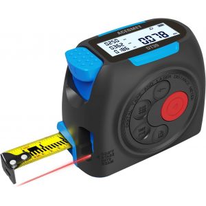 CHECARZHN--NO1-Acegmet De Dt30 Ruban À Mesurer Laser Numérique, Mesureur Laser Professionnel,40M Télémètre Laser, Ruban À Mesurer Numérique 5 M Avec Lecture Numérique Instantanée, Lcd 2"" Rétro-Éclairé - Neuf
