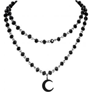 &reg; Collier Gothique Boho Y2k - Lune, &Eacute;toile, Soleil, Halloween, Bijoux De No&euml;l - Cadeau Pour Femme - Neuf