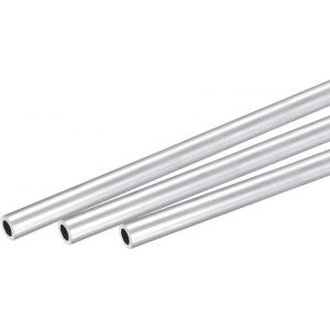 Kalanka-Tube Aluminium 6063 Aluminium Rond Tube 3mm Diam&egrave;tre Externe 2mm Interne Diam&egrave;tre 25cm Longueur Tuyau Tube 3pcs - Neuf