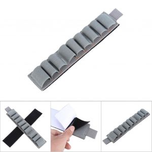 Pochette De Transport Pour Munitions Et Balles De Fusil De Chasse En Tissu Oxford Pour 9 Cartouches (Gris) - Neuf