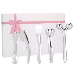Ensemble D'outils De Massage A Rouleaux Gua Sha, Grattage, Physiotherapie, Spa - Neuf