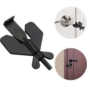 Sécurité de voyage : Serrure de porte portable pour une sécurité renforcée à la maison, à l'hôtel, à l'école et dans les dortoirs ¿ Compacte et facile à utiliser - Neuf