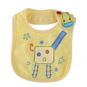 Bavoir De Qualite Superieure Pour Nouveau-Ne Et Tout-Petit (Girafe Jaune) - Neuf