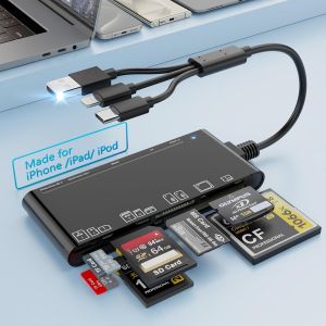 10 Pcs Module De Carte Sd Module De Lecteur D'Adaptateur De Carte Micro Sd Sdhc Tf Avec Puce De Conversion De Niveau D'Interface Spi Avec Tête D'Épingle Pour Arduino - Neuf