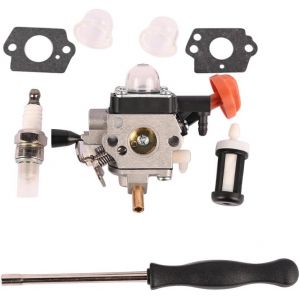 Kit Carburateur Compatible STIHL Tondeuse Debroussailleuse FS91 FC91 FS111 FC111 KM91R KM111R HT102 FC96 Remplace 4180-120-0615 - Neuf
