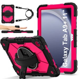 Étui Blindé En Silicone Pour Enfants,Pour Samsung Galaxy Tab A9 8.7 A9 Plus,11 Pouces,Pour Tablette Samsung Galaxy Tab A7 Lite T220.Blackrose.A7 Lite 8.7 Inch - Neuf