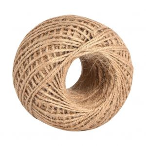 100M Jute Ficelle Corde de chanvre Marron Naturel Pour Hang Tag Bijoux Collier Fabrication Artisanat - Neuf