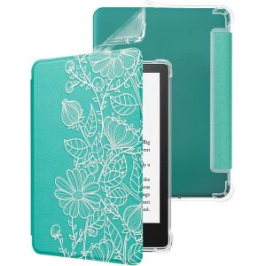Guop-Mantuoluohua Coque Pour Kindle Paperwhite 12ème Génération 2024 Et Kindle Colorsoft Signature Edition 7" En Tpu Souple Transparent - Neuf