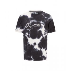 T-Shirt Tie-Dye Mercedes Amg Petronas F1 Pour Homme - Neuf