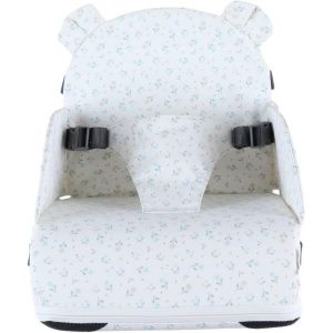 Rehausseur Bleu B&eacute;b&eacute; De 9 Mois &Agrave; 3 Ans Chaise Enfant Avec Dossier Et Coussin- L&eacute;ger, Pliable Et Nomade - Harnais, S&eacute;curit&eacute; - Imperm&eacute;able, D&eacute;houssable Et Lavable - Max 13 Kg - Id&eacute;al Voyage - Neuf