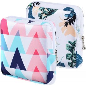 Serviette Hygiénique Pack De Stockage, Période De Stockage De Sac, Portable Période Kit, Serviette Hygiénique, Sac De Rangement, De La Période De Sac De Rangement Avec Fermeture À Glissière, De La Ménarche Pack Pour Les Filles Et Les Femmes - Neuf