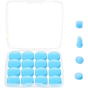 8 Paires Boule Quies En Silicone Quies Moulables, Boule Quies Silicone s et &Eacute;tanches, pour Sommeil Suppression Du Bruit Dormir Natation Ronflement - Neuf