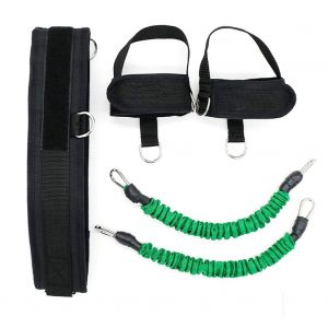 Corde De Traction En Latex Pour Le Basket-Ball, Equipement De Musculation Des Jambes, Pour Le Fitness Et La Mise En Forme Du Corps, Vert - Neuf