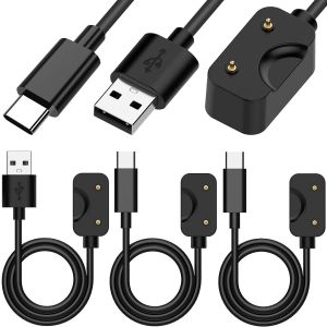 Letnerny-2 Pièces Câble De Charge Pour Samsung Galaxy Fit 3 Sm R390 Type C Plug Magnetic Smartwatch Replacement Charging Cable Dock Fitness Tracker, Pour Samsung Galaxy Fit 3(100cm) - Neuf