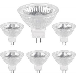 Ampoule Halogène Gu5.3 50w 12v,800lm Blanc Chaud 2700k Dimmable,Ampoule Halogène Mr16,Paquet De 6 - Neuf