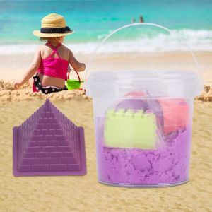 Sable de plage magique et colore pour enfants, jeu d'interieur artisanal fait a la main, jouet violet - Neuf