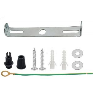 Support de fixation pour rosace de plafond avec accessoires (115 mm) - Neuf