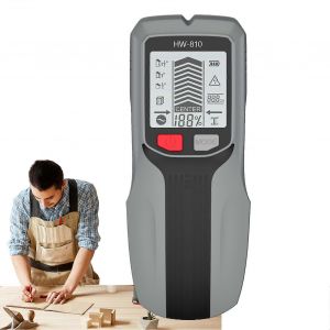 Detecteur de montants metalliques portable avec ecran LCD pour cloisons seches (gris) - Neuf