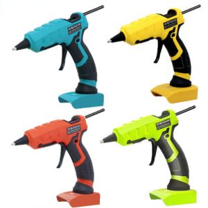 Pistolet &agrave; colle thermofusible pour batterie Li-ion 18 V Makita/DEWALT/BlackDecker/Milwaukee, vert - Neuf