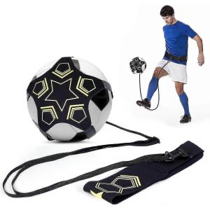 Ceinture D'entra&icirc;nement De Football,Entra&icirc;neur De Coup De Pied De Football &Agrave; 5 Broches Avec Ceinture R&eacute;glable Flexible - Neuf