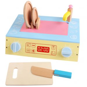Simulation de cuisine pour enfant, lave-vaisselle en bois, table de cuisine, jeu de simulation, jouet - Neuf