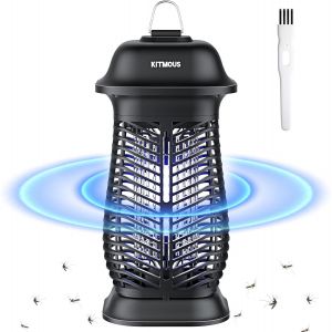 Lampe Anti Moustique Extérieur/Intérieur/Camping 3000 V, 20W Uv Tueur D'Insectes Électrique, Bug Zapper Insectes Efficace Portée 80M², Ipx4 Contre Moustiques Mouches Et Autres Insectes - Neuf