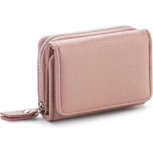 Portefeuille Femme Cuir Porte Monnaie Femme Petit Avec Fermeture Éclair Poche À Monnaie Mini Portefeuille Femme, Bleu - Neuf