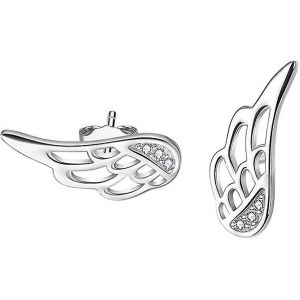 Boucles D'oreilles Femme Argent 925 Sweet Studs Angel Wings Bijoux - Neuf