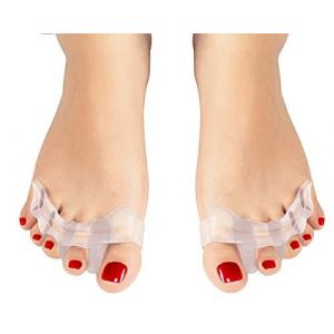 Écarteur d'orteils, 1 paire, correcteur d'hallux valgus, gel, griffe marteau, pour femmes et hommes, soulagement instantané de la douleur - Neuf