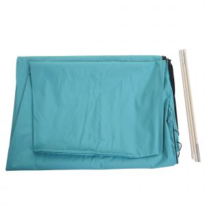 Housse De Protection Pour Parasol D&eacute;port&eacute; 265 X 60 X 40 Cm Avec Zip Pratique &Eacute;tanche Avec Fermeture &Eacute;clair Turquoise 04_0010572 - Neuf